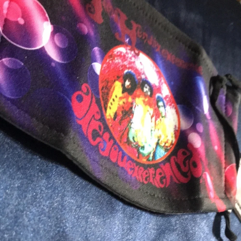 6/$20 New Jimi Hendrix Experience face mask